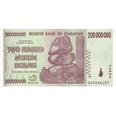 P81 Zimbabwe - 200.000.000 Dollars Year 2008